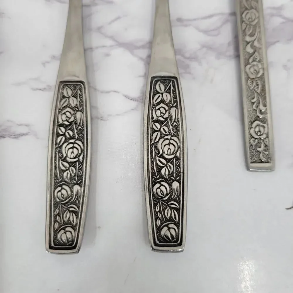 Interpur Japan Stainless Steel INR28 Flatware Silverware Cutlery Set Forks Spoon
